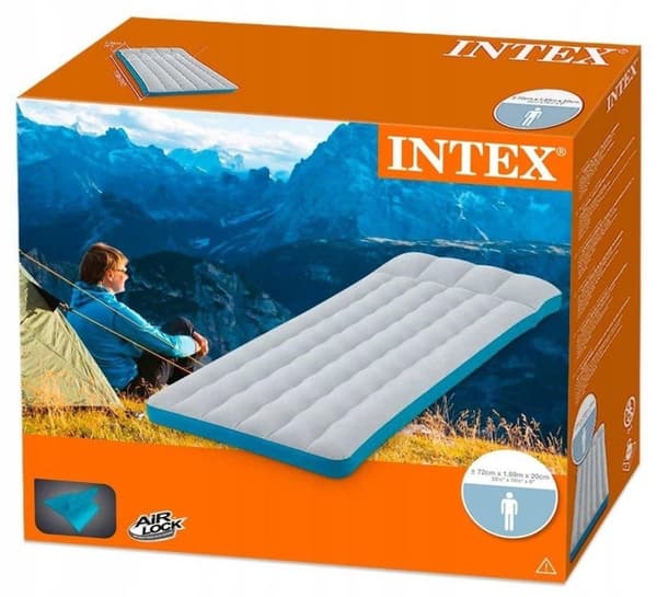 Oppustelig turistmadras Intex 67998 72x189x20