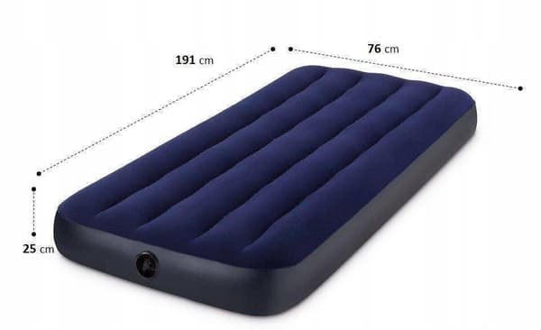 INTEX 64756 Fløjlsluftmadras
