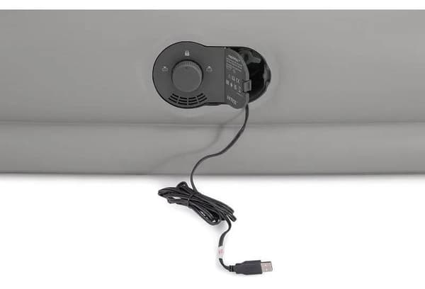 DOBBELTMADRAS MED USB-PUMPE INTEX 64114
