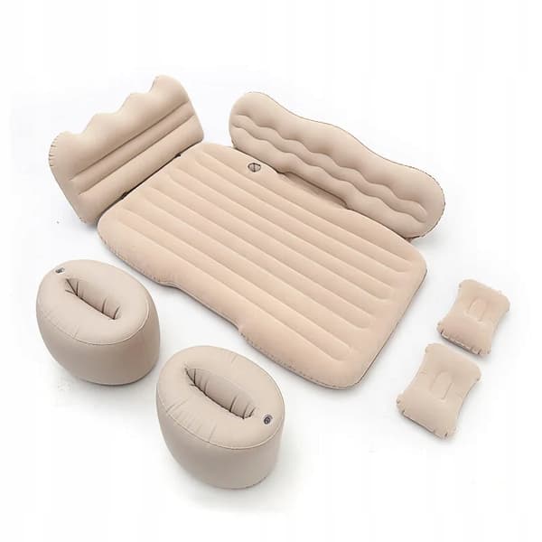 Bilmadras Enkeltseng XL til BIL CAMPING PUMPE Pink