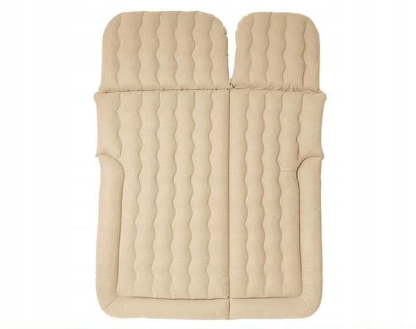 Bilmadrass Dubbelsäng XXL för BILCAMPING + PUMP Beige