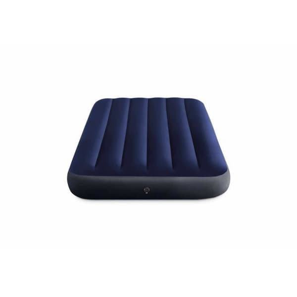 Luftmadrass - Intex - Classic Downy - 99x191x25cm - 1 plats - Blå