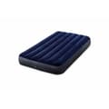 Miniatyrbild 2 av 4: Luftmadrass - Intex - Classic Downy - 99x191x25cm - 1 plats - Blå