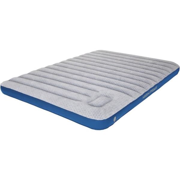 Uppblåsbar madrass - High Peak - Cross Beam Double - 140x210 cm - 2 platser - Grå