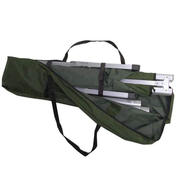 Campingssäng - Aluminium - Typ US - Grön - Kompakt - 1 plats - Fällbar