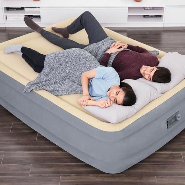 Uppblåsbar madrass - BESTWAY - 67486 - 152x203x46 cm - Memory foam - 2 platser