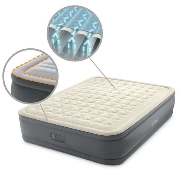 Luftmadrass Prem'Aire II Fiber Tech 2 platser - Intex