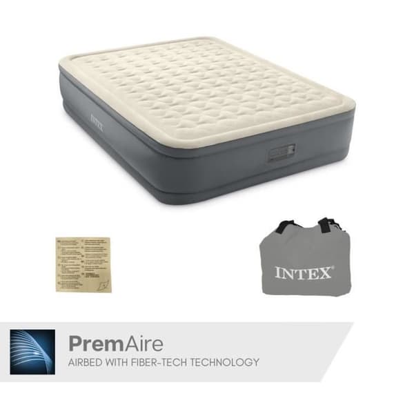 Luftmadrass Prem'Aire II Fiber Tech 2 platser - Intex