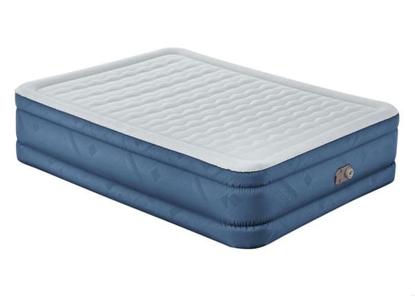 Bestway® Fortech™ Snugable Top™ luftmadras til 2 personer med indbygget elektrisk pumpe - 2,03 m x 1,52 m x 46 cm