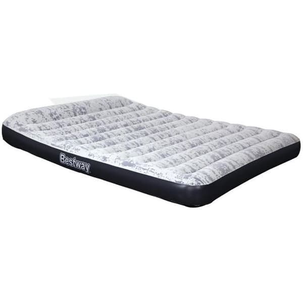 BESTWAY Uppblåsbar madrassbädd - 2 platser - 203 x 152 x 30 cm - Med integrerad elpump