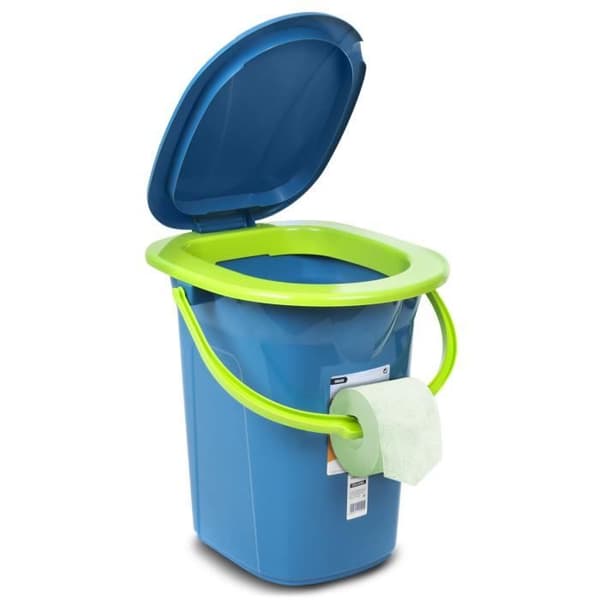 GreenBlue GB320 Turquoise-Citron bärbar campingturisttoalett