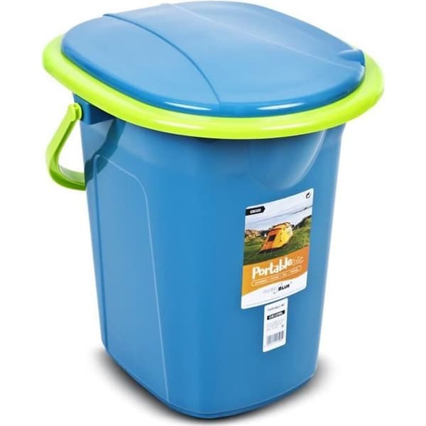 GreenBlue GB320 Turquoise-Citron bärbar campingturisttoalett