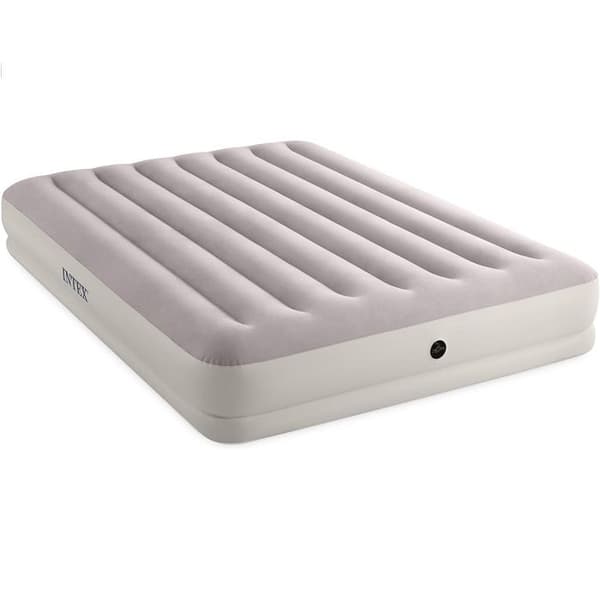 Luftmadrass - INTEX - Prestige Mid-Rise USB - 2 personer - Quickfill USB pump - Blå