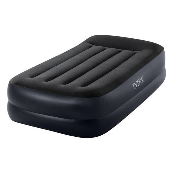 Luftmadrass - INTEX - Prestige Rest Raised - 1 plats - PVC - Blå - 99x191x42 cm