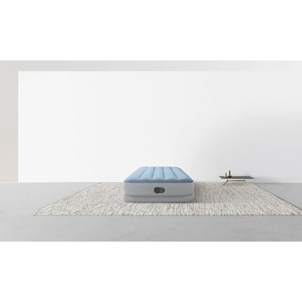 Uppblåsbar madrass - INTEX - Raised Comfort USB - 1 plats - Vit - 1,91 x 0,99 x 0,36 m