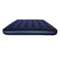 Miniatyrbild 3 av 6: BESTWAY Horizon Queen Flocked Uppblåsbar Madrass - 2-sits - Blå