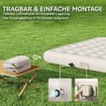 Miniatyrbillede 7 af 9: Camping Seng, 200x153 cm, Sort/Khaki
