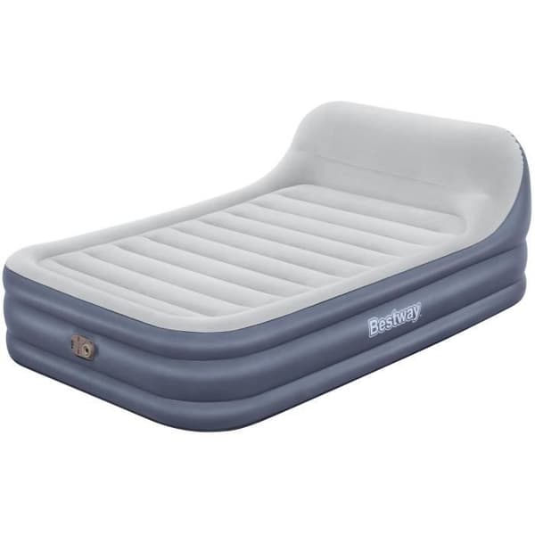 Uppblåsbar säng - BESTWAY - 67923 - Tritech™ SleekFlow™ - 2 platser, 226 x 152 x 84 cm, huvudgavel, integrerad pump