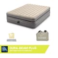 Miniatyrbillede 1 af 3: Luftmadras - INTEX - Prime Comfort - 2 personer - 152 x 203 x 51 cm - Grå