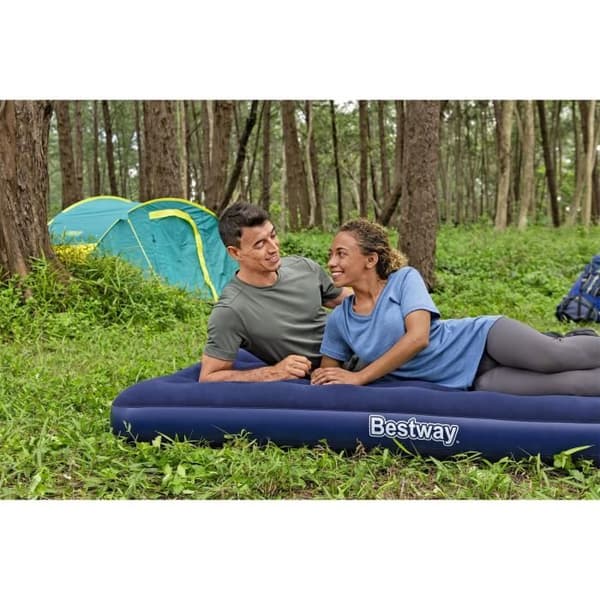 Uppblåsbar campingmadrass - BESTWAY - 2 platser - 1,91 mx 1,37 mx 22 cm