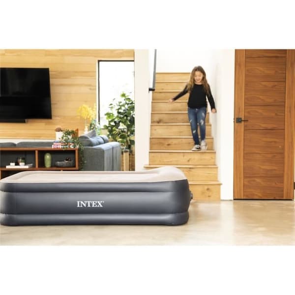 Uppblåsbar extrasäng - INTEX - 2 personer - 150 x 200 cm - Ultra Plush - Fiber Tech Luxe