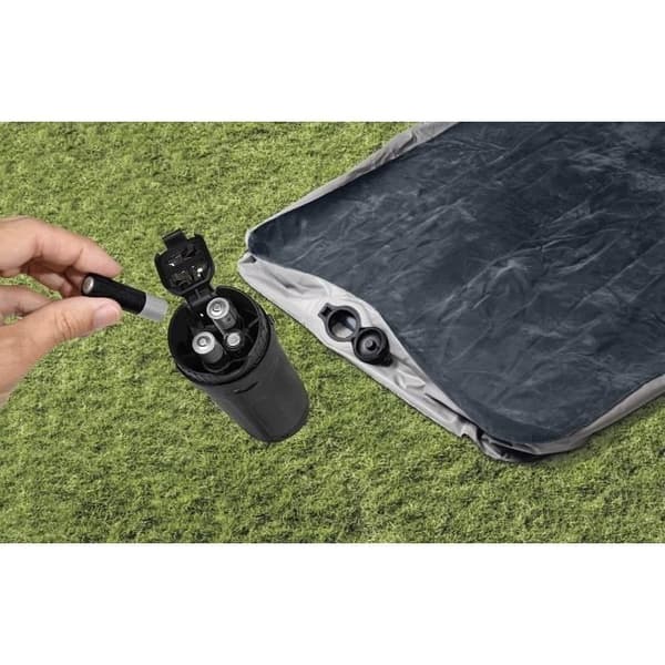 Luftmadrass - Intex - Airbed Fibe Single - Grå - Inomhus - 1 Styck