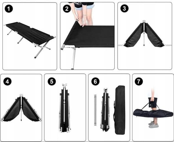 Lit de camping XXL Promis TP190