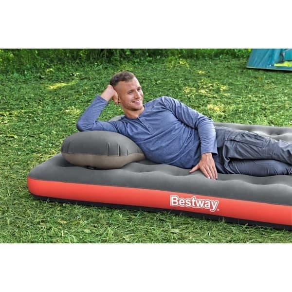 Bestway Roll & Relax -tuplapatja 203x183x22 cm, puhallettava ja retkipatja 67703