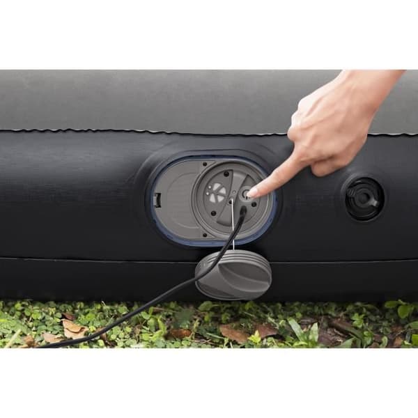 Luftmadras - BESTWAY - 671BS - Tritech Queen - 2 pladser, integreret USB-pumpe, 2,03 mx 1,52 mx 30 cm