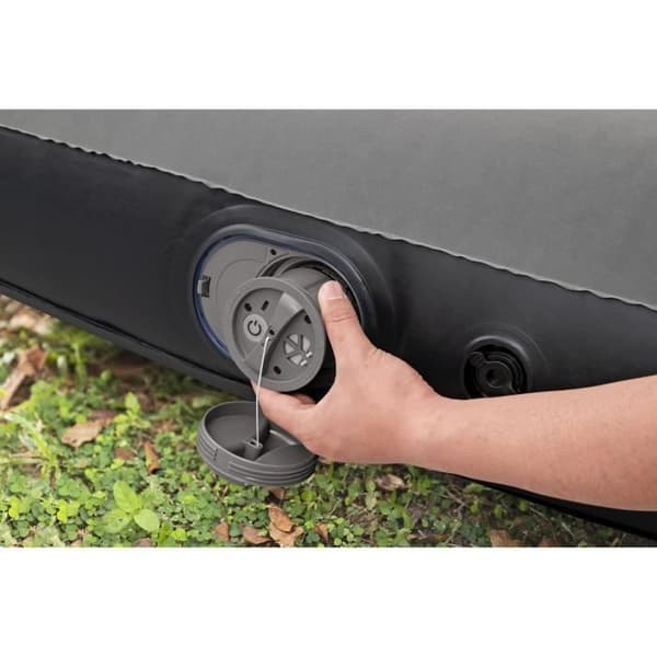 Luftmadras - BESTWAY - 671BS - Tritech Queen - 2 pladser, integreret USB-pumpe, 2,03 mx 1,52 mx 30 cm