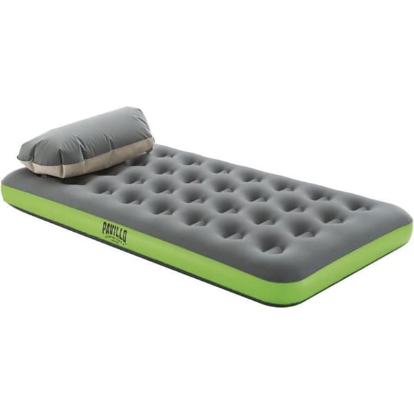 BESTWAY Pavillo oppustelig campingmadras - 1 person ruller og slapper af - 188 x 99 x 22 cm - med oppustningspose