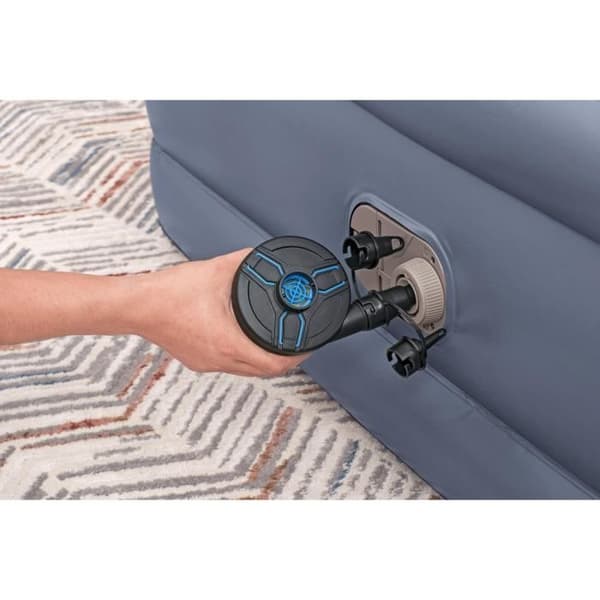 Uppblåsbar säng - BESTWAY - 6713I - Tritech™ - 2 platser, 203 x 152 x 51 cm, integrerad elektrisk pump, sängram