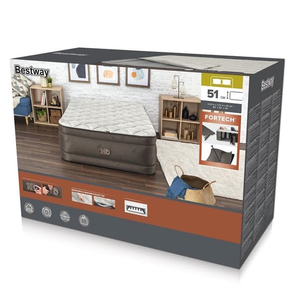Bestway Tough Guard Fortech Duvet Top uppblåsbar madrass - 2 personer