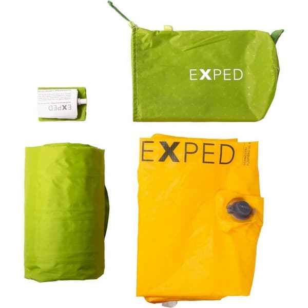 Självuppblåsande madrass Exped Ultra 1R MW Mummy Grön