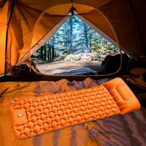 Lollanda Självuppblåsbar Campingmadrass, 5 cm Tjock med Fotpump