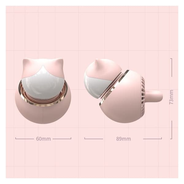 Cute Cat Style Car Aromatherapy Car Air Outlet Aromatherapy Pendant Air Freshener(Pink)