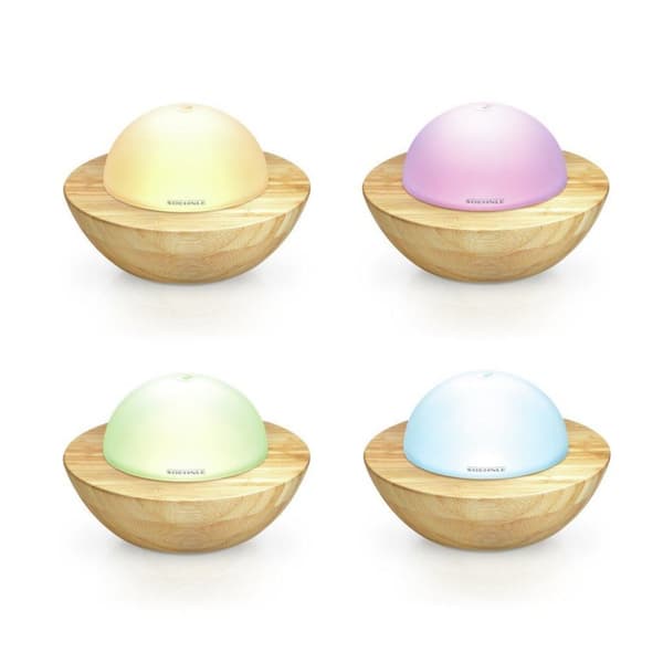 Soehnle 68087 Modena aromidiffuusori LED-valaistuslasilla/bambulla