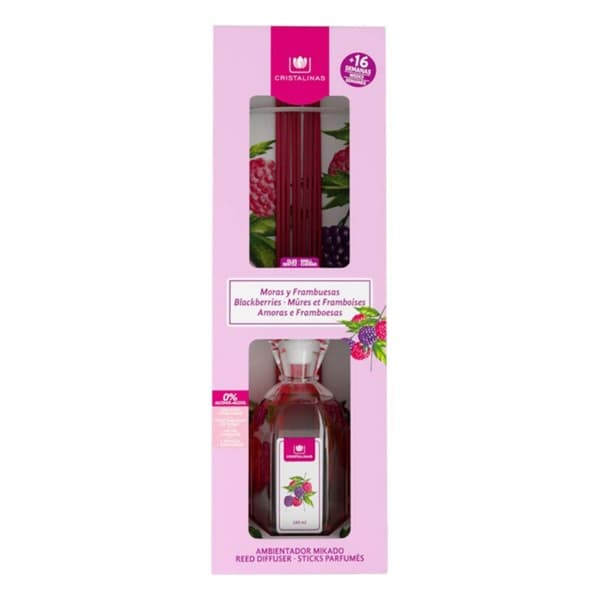 Luftfrisker Mikado Cristalinas Mikado Brombær Hindbær 180 ml