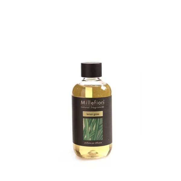 MILLEFIORI Refill för diffusor 250 ml citrongrässtavar