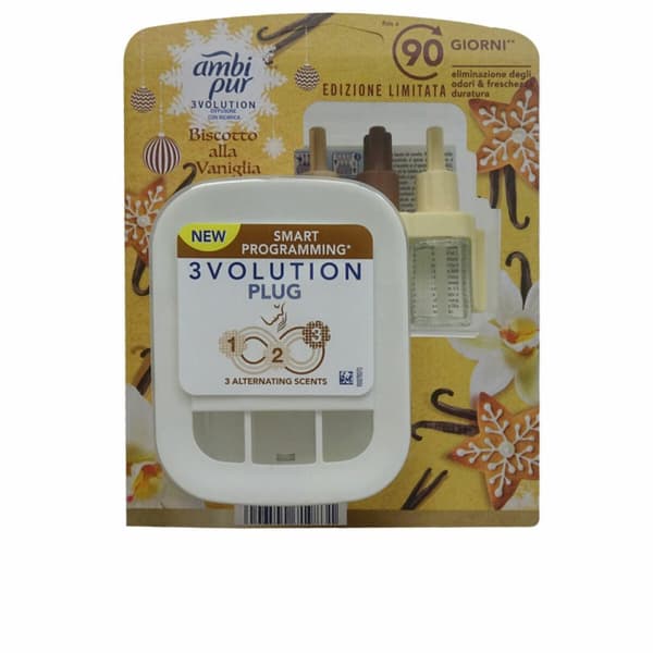 Elektrisk Luftfrisker + Påfylling Ambi Pur 3volution Vanilje 20 ml