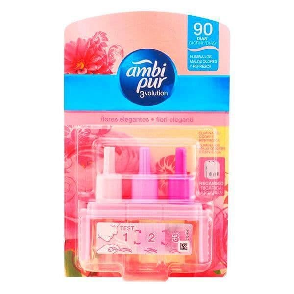 Ambi Pur - 3VOLUTION ambientador recambio flores rosas 21 ml