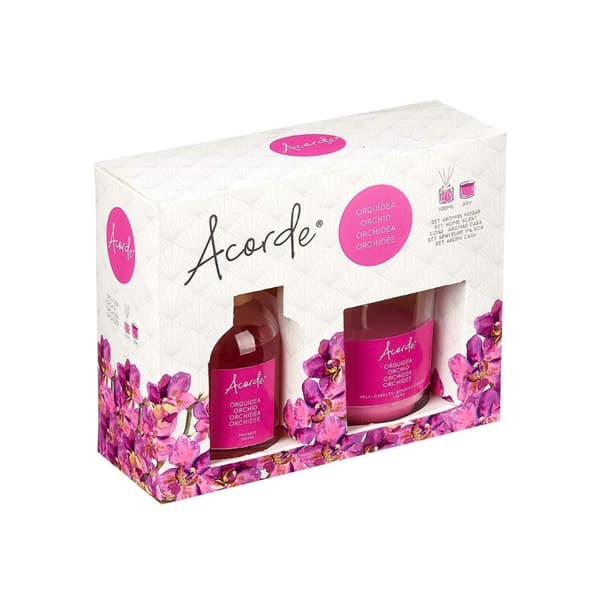 Sæt med luftfriskere Acorde B-924A Orkide 100 ml (6 enheder)