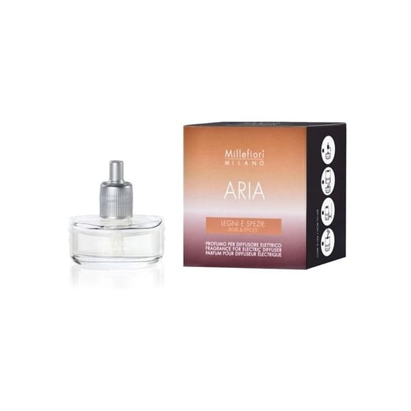 Påfyllning av elektrisk diffuser - Millefiori - Aria - 20 ml - Svart - Trä och kryddor