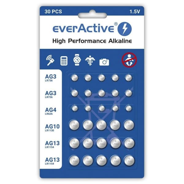 Batterier EverActive LR6