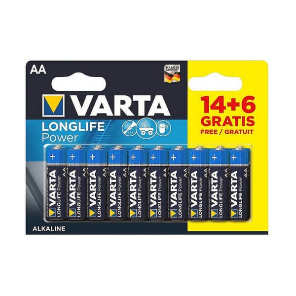 Batterier Varta Longlife Power (20 Delar)