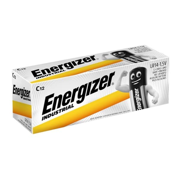 Batterier Energizer LR14 R14 1,5 V (12 antal)