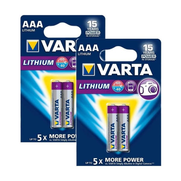 Batterier Varta Ultra Lithium (4 Dele)