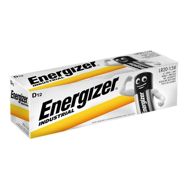 Batterier Energizer LR20 1,5 V 12 V (12 enheder)