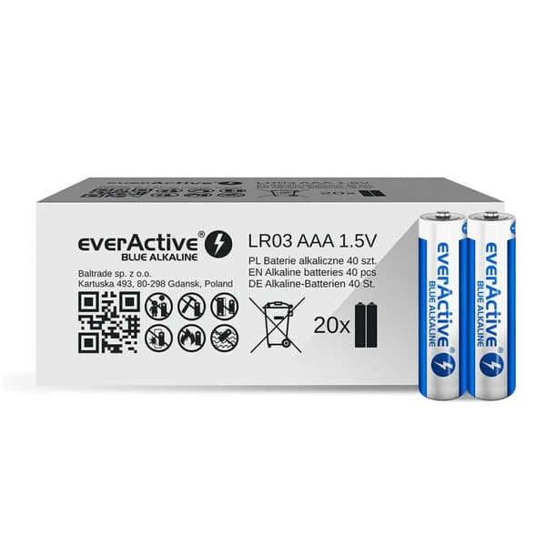 Batterier EverActive LR03 1,5 V AAA