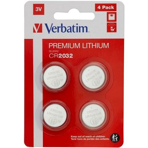 Batterier Verbatim CR2032  4 Dele 20 enheder 3V
